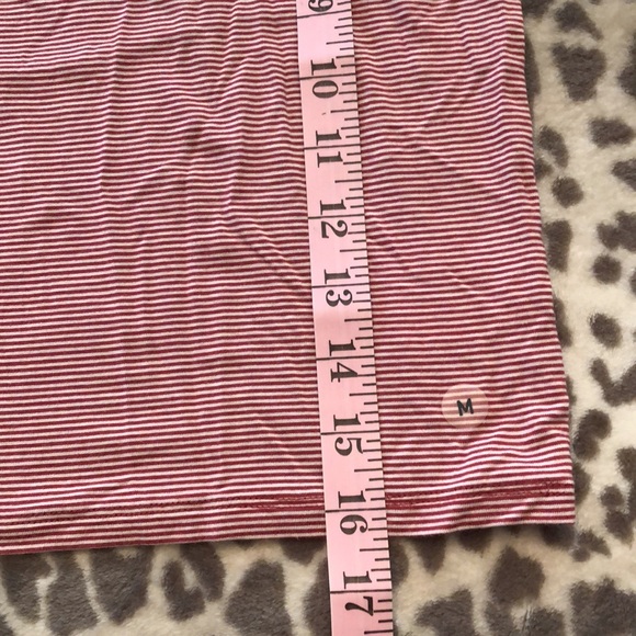 American Eagle Red Stripe V-neck Crop Cami Top Medium - Picture 6 of 11